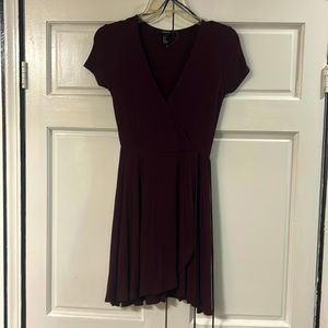 NWOT forever 21 wrap mini skater dress